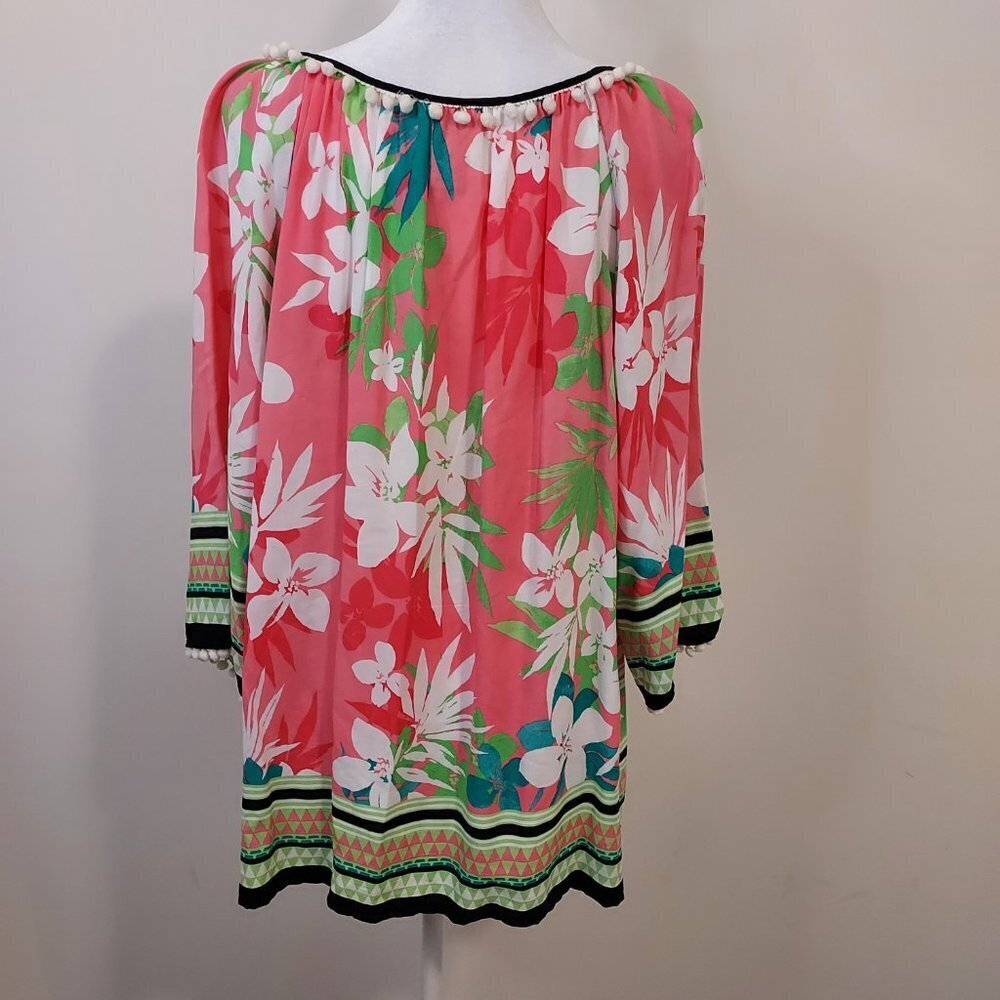 Ruby Rd Mix Print Pink Top - Picture 7 of 11